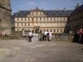 Bamberg - Dom - Domkranz - mit Blick zur Neuen Residenz .JPG
